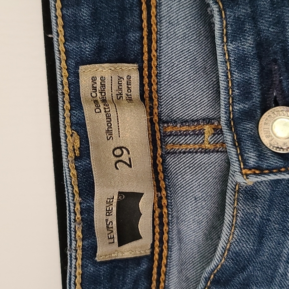 Blue skinny jeans Levis - Picture 2 of 3